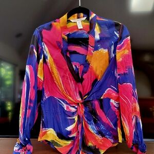 Diane Von Furstenburg silk top